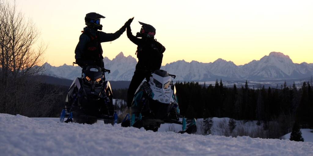 Snow Devils members on a group ride